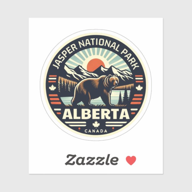 Jasper National Park Alberta Canada gifts Sticker (Sheet)