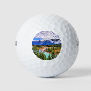 Ice Blue Hockey Golf Balls, Zazzle