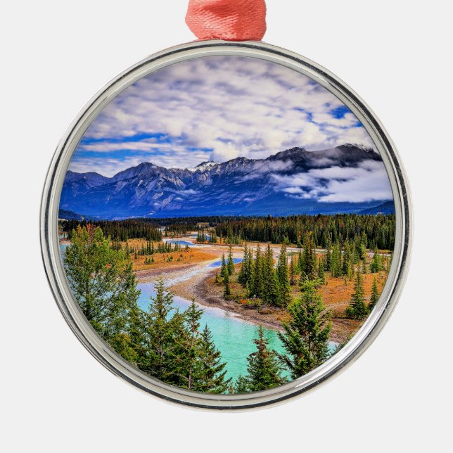 Jasper National Park, Alberta, Canada Metal Ornament (Front)