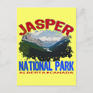 Jasper National Park, Alberta Canada Postcard