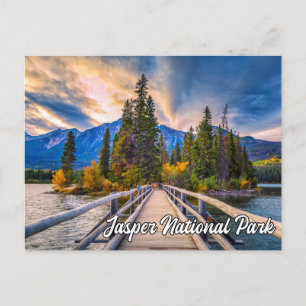 Jasper National Park, Alberta, Canada Postcard