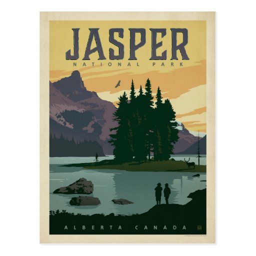 Jasper National Park, Alberta Canada Postcard | Zazzle