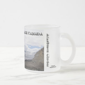 Jasper National Park - Athabasca Glacier Frosted Glass Coffee Mug