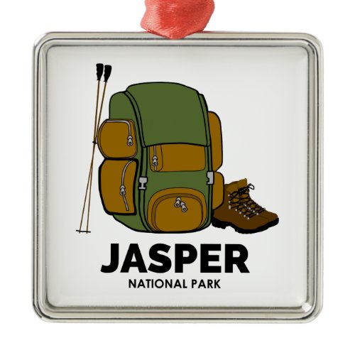 Jasper National Park Backpack Metal Ornament