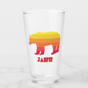Jasper National Park Bear Glass