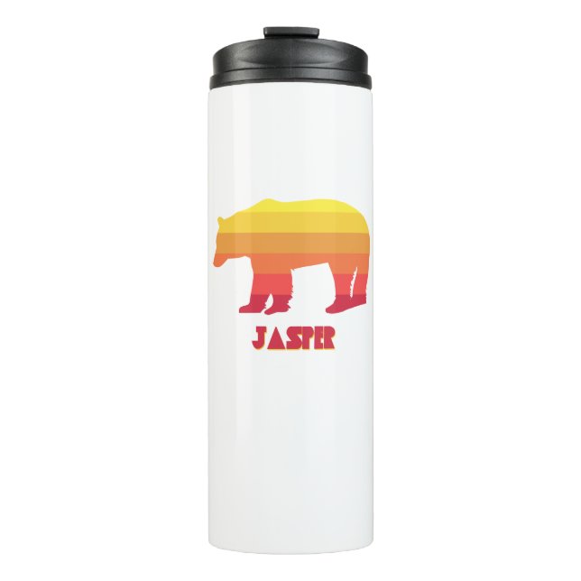 Jasper National Park Bear Thermal Tumbler (Front)
