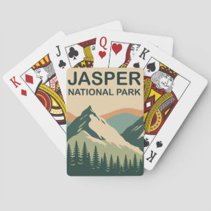 Jasper National Park Canada Scenic Nature Art Poker Cards