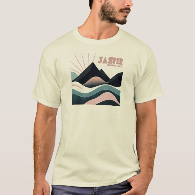 Jasper National Park Colored Hills T-Shirt (Front)