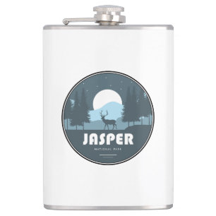 Jasper National Park Deer Flask