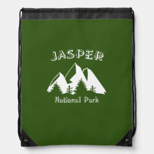 Jasper National Park Drawstring Bag