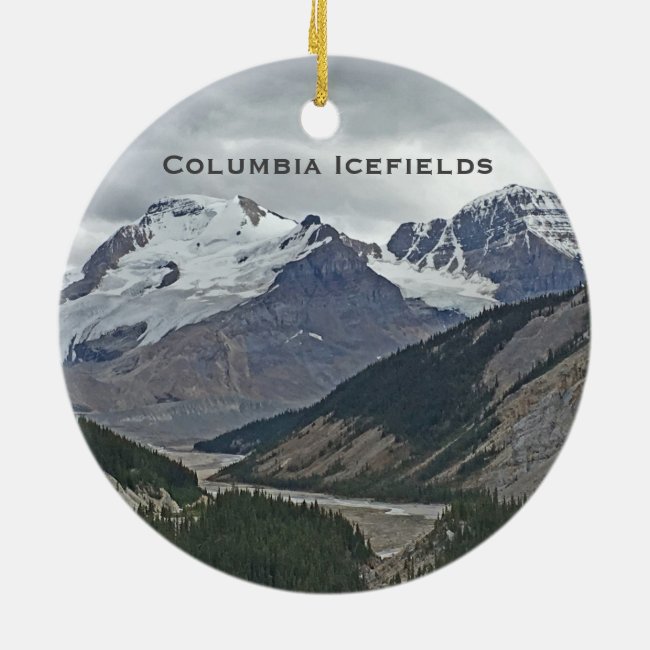Jasper National Park Glacier Travel Ornament