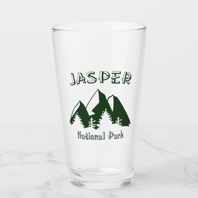 Jasper National Park Glass (Front)