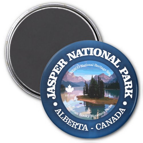 Jasper National Park Lake Maligne Magnet