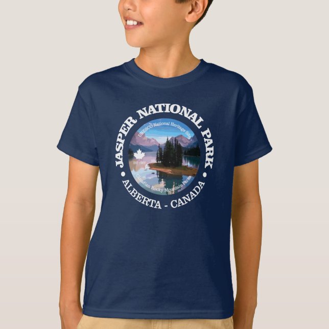 Jasper National Park (Lake Maligne) T-Shirt (Front)