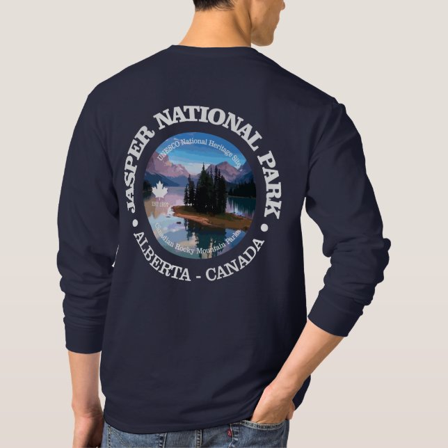 Jasper National Park (Lake Maligne) T-Shirt (Back)