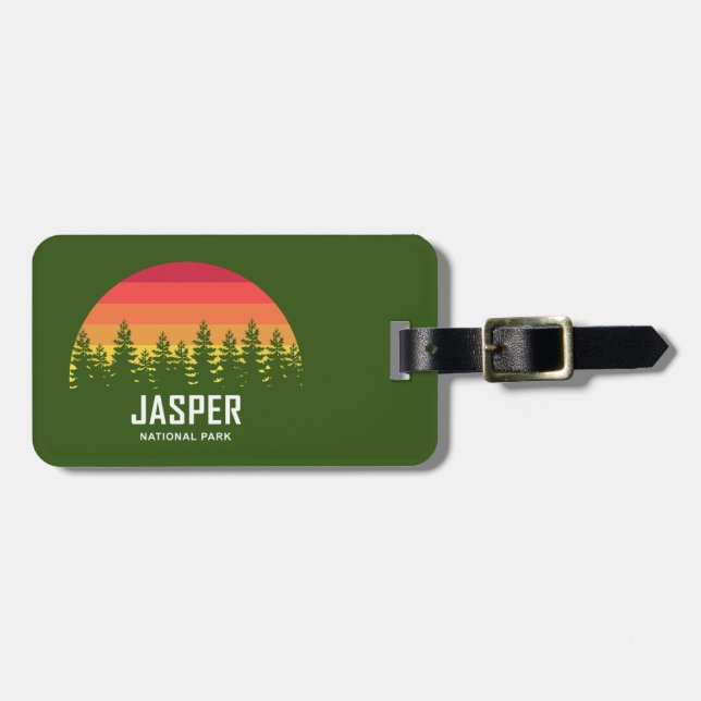 Jasper National Park Luggage Tag (Front Horizontal)
