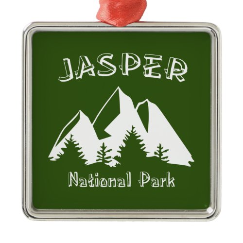 Jasper National Park Metal Ornament