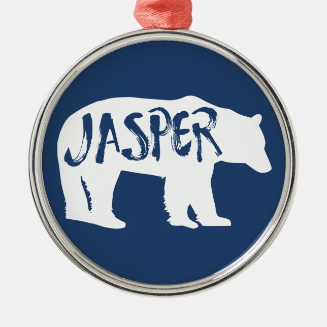 Jasper National Park Metal Ornament (Front)