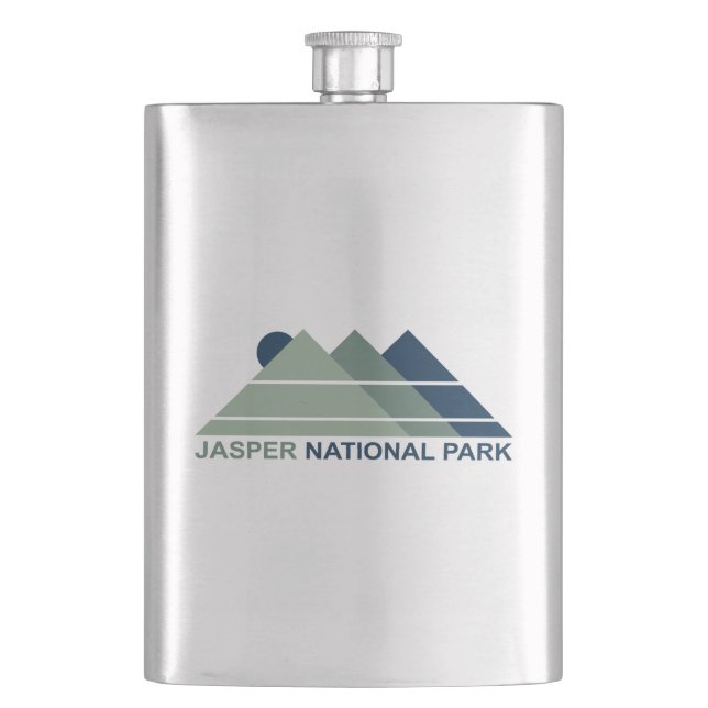 Jasper National Park Mountain Sun Flask (Front)