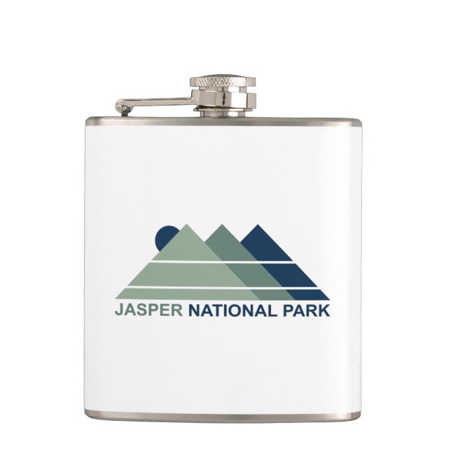 Jasper National Park Mountain Sun Flask (Front)