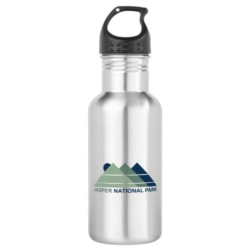 Jasper National Park Mountain Sun Stainless Steel Water Bottle