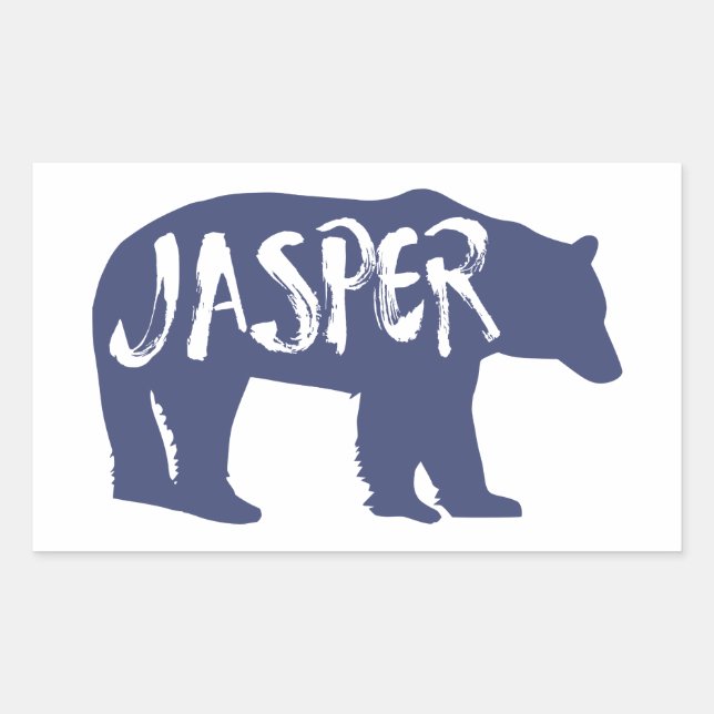 Jasper National Park Rectangular Sticker (Front)