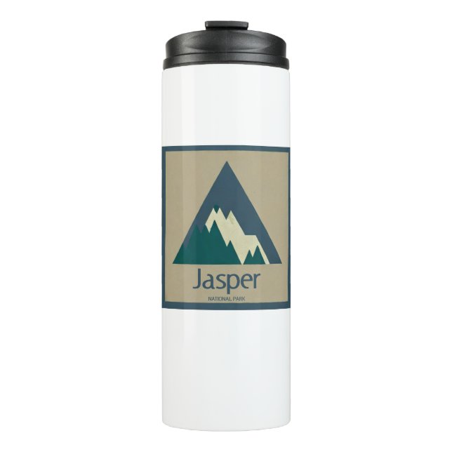 Jasper National Park Rustic Thermal Tumbler (Front)