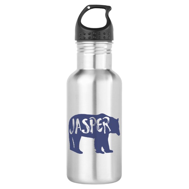 Jasper National Park Stainless Steel Water Bottle (Front)