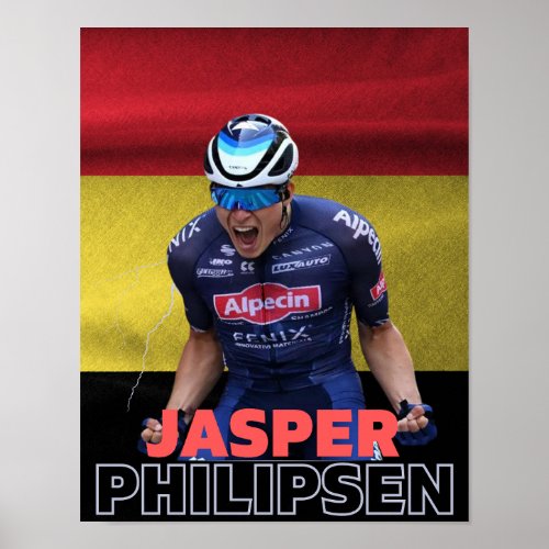 jasper philipsen 2023 tour de france stage 7 poster
