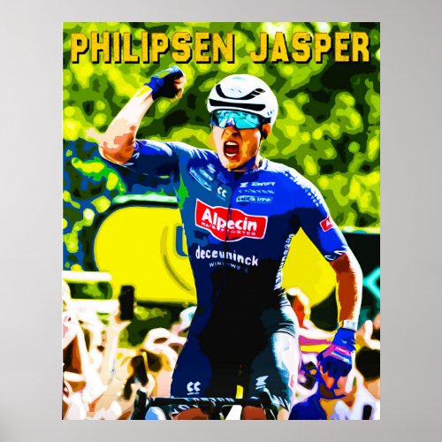 Jasper Philipsen Tour de France stage 7  Poster