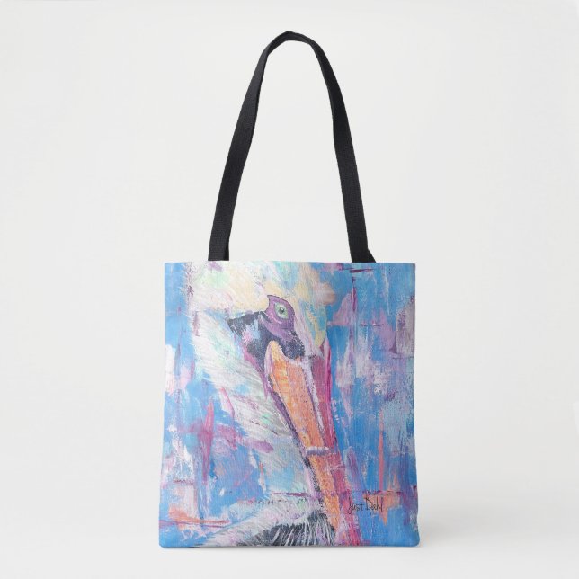Jasper the Pelican Tote Bag (Front)