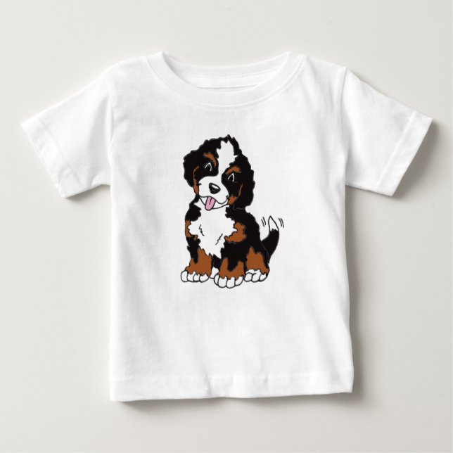 Jasper-the-Puppy Baby Pullover Hoodie (Front)