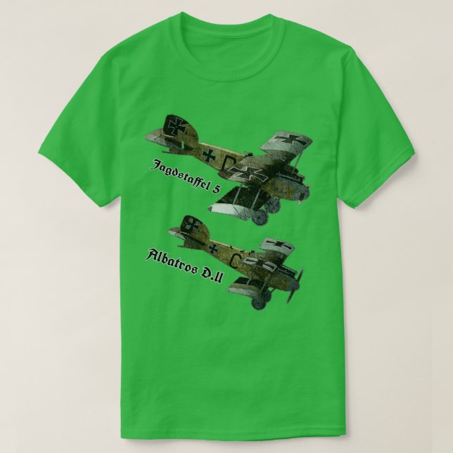 Jasta 5 Albatros D  T-Shirt (Design Front)