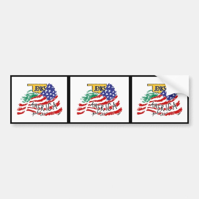 JATC 3-Logo Bumper Sticker (Front)