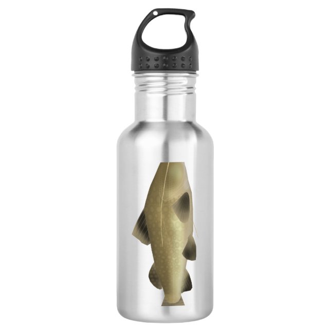 Jaú Catfish Stainless Steel Water Bottle (Front)
