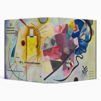 Jaune, Rouge, Bleu by Wassily Kandinsky 3 Ring Binder