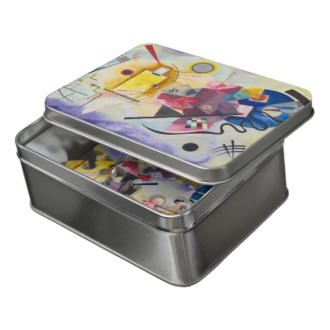 Jaune, Rouge, Bleu by Wassily Kandinsky Jigsaw Puzzle (Lid Open)