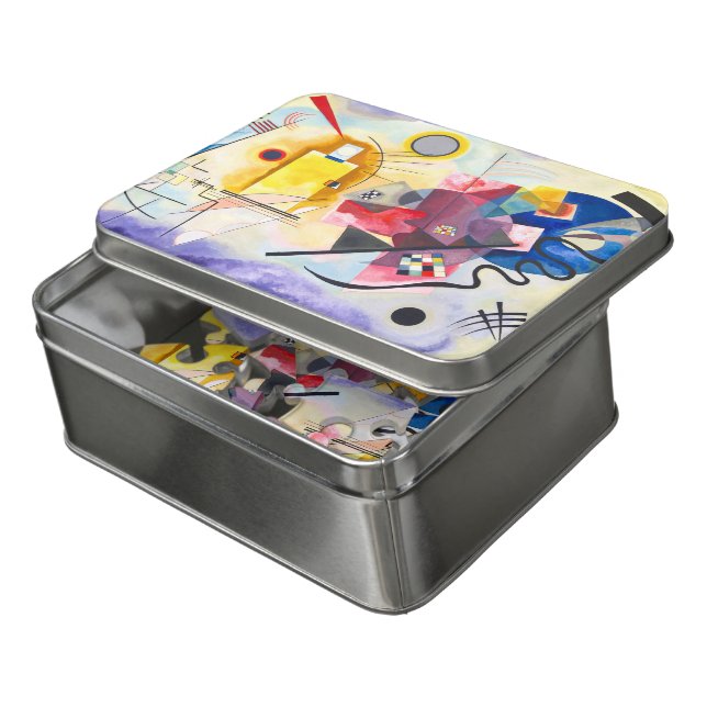 Jaune Rouge Bleu - Wassily Kandinsky - Jigsaw Puzzle (Lid Open)