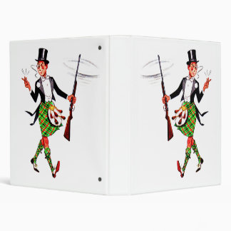 jaunty Scotsman with rifle Binder