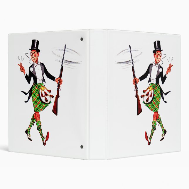 jaunty Scotsman with rifle Binder (Background)