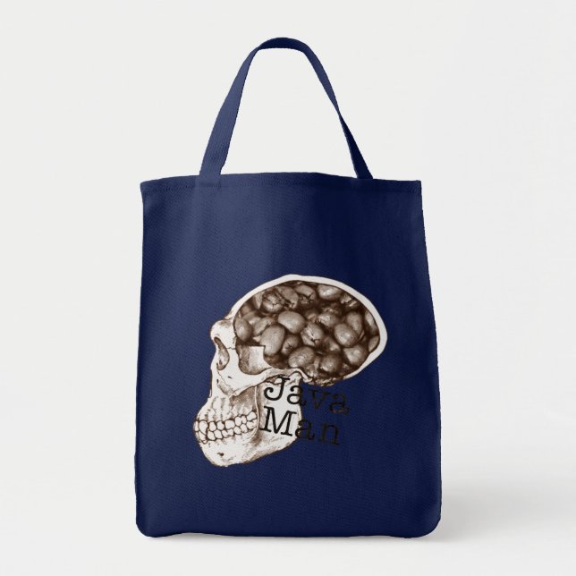 Java Bean Man Tote Bag (Front)