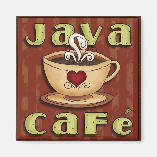 Java Cafe Magnet (Front)