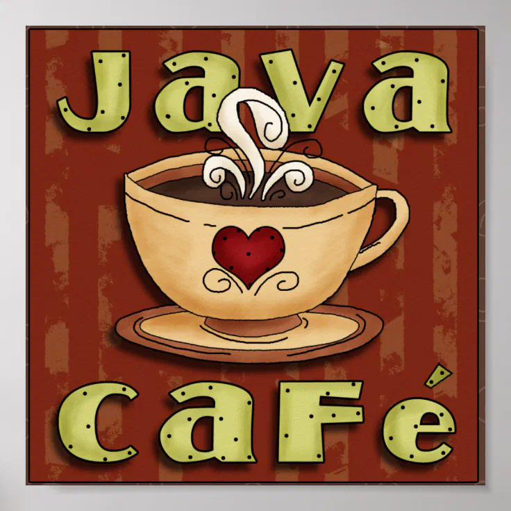 Java Cafe Poster | Zazzle