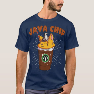Java Chip Catpuccino Funny Kitty Frappuccino Cat J T-Shirt