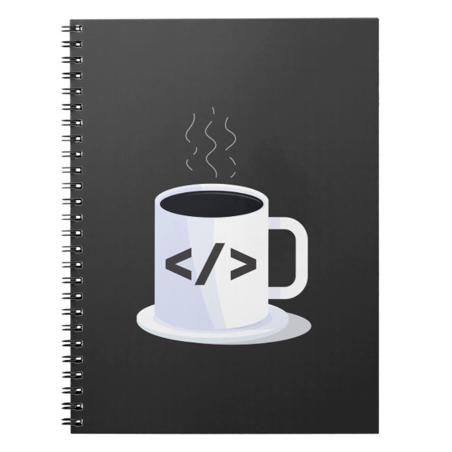 Java Coding Coffee Mug Funny Programming Code Notebook (Front)