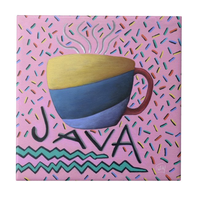 Java Coffee Ceramic Tile (Front)