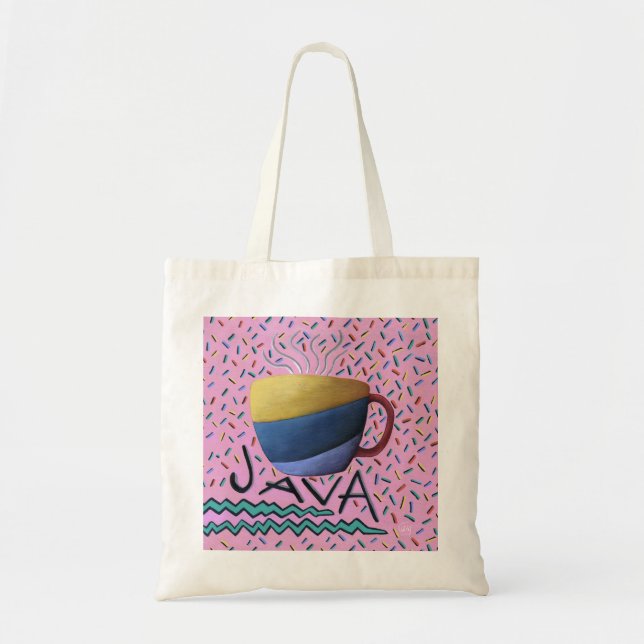 Java Coffee Tote Bag (Front)