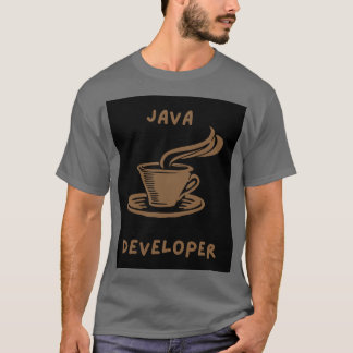 Java Developer Grey Men T-Shirt