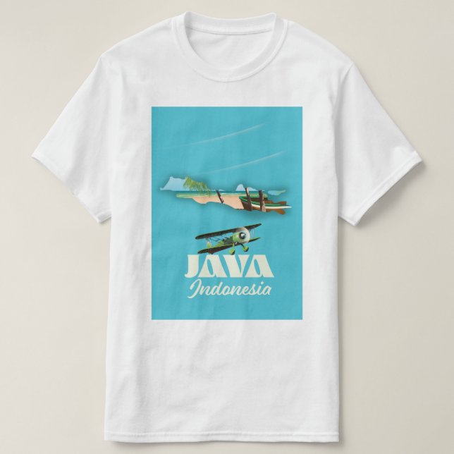 Java indonesia map T-Shirt (Design Front)
