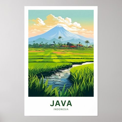 Java Indonesia Travel Print